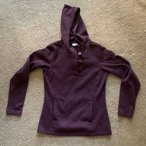 Columbia hooded sweater.